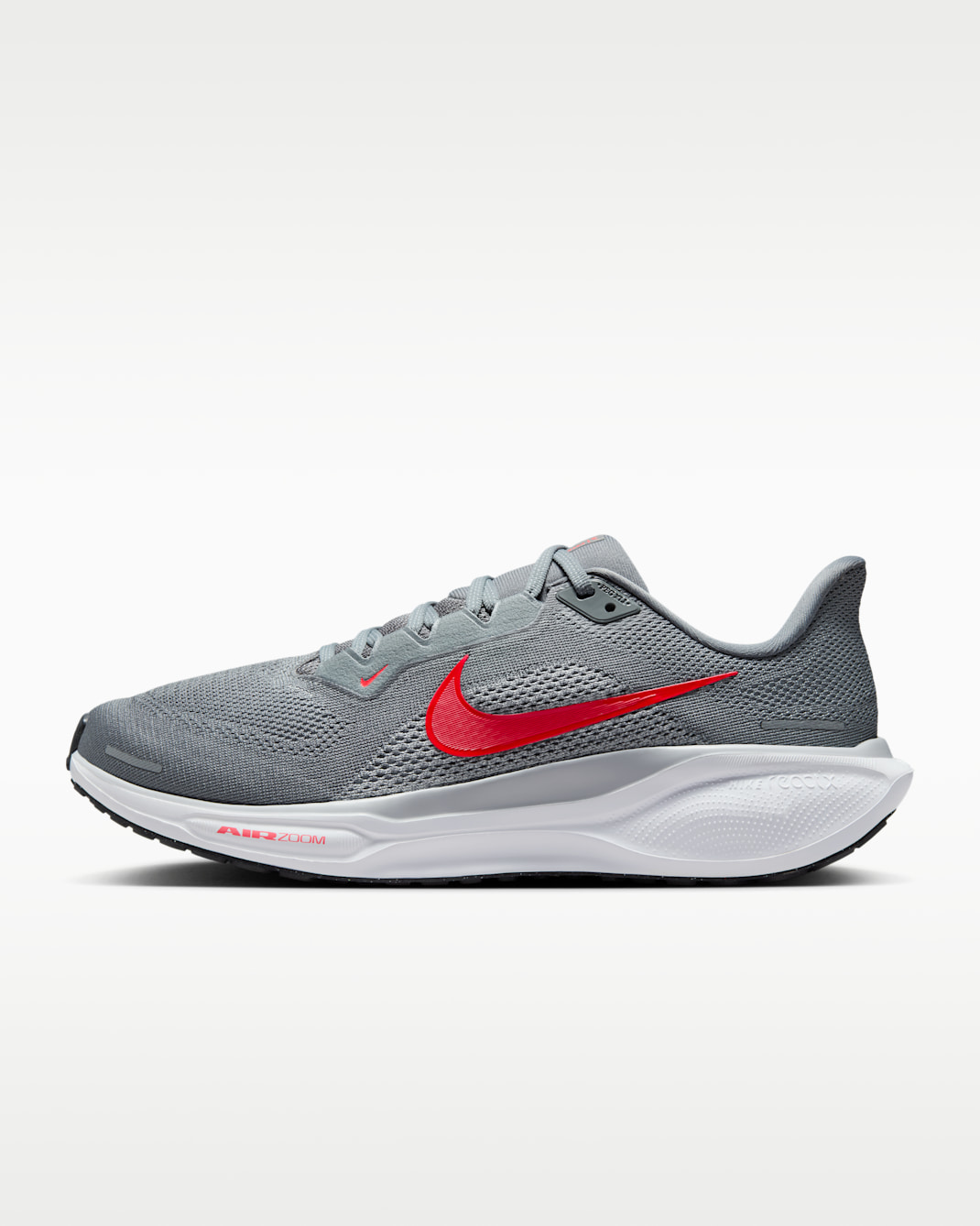 Nike Pegasus 41 Men's Road Running Shoes - Cool Grey/Wolf Grey/Pure Platinum/Bright Crimson