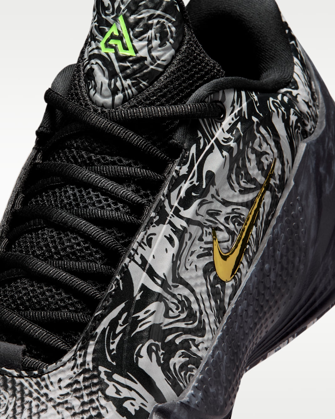 Giannis Freak 8 LX Basketball Shoes - Black/Light Smoke Grey/Volt
