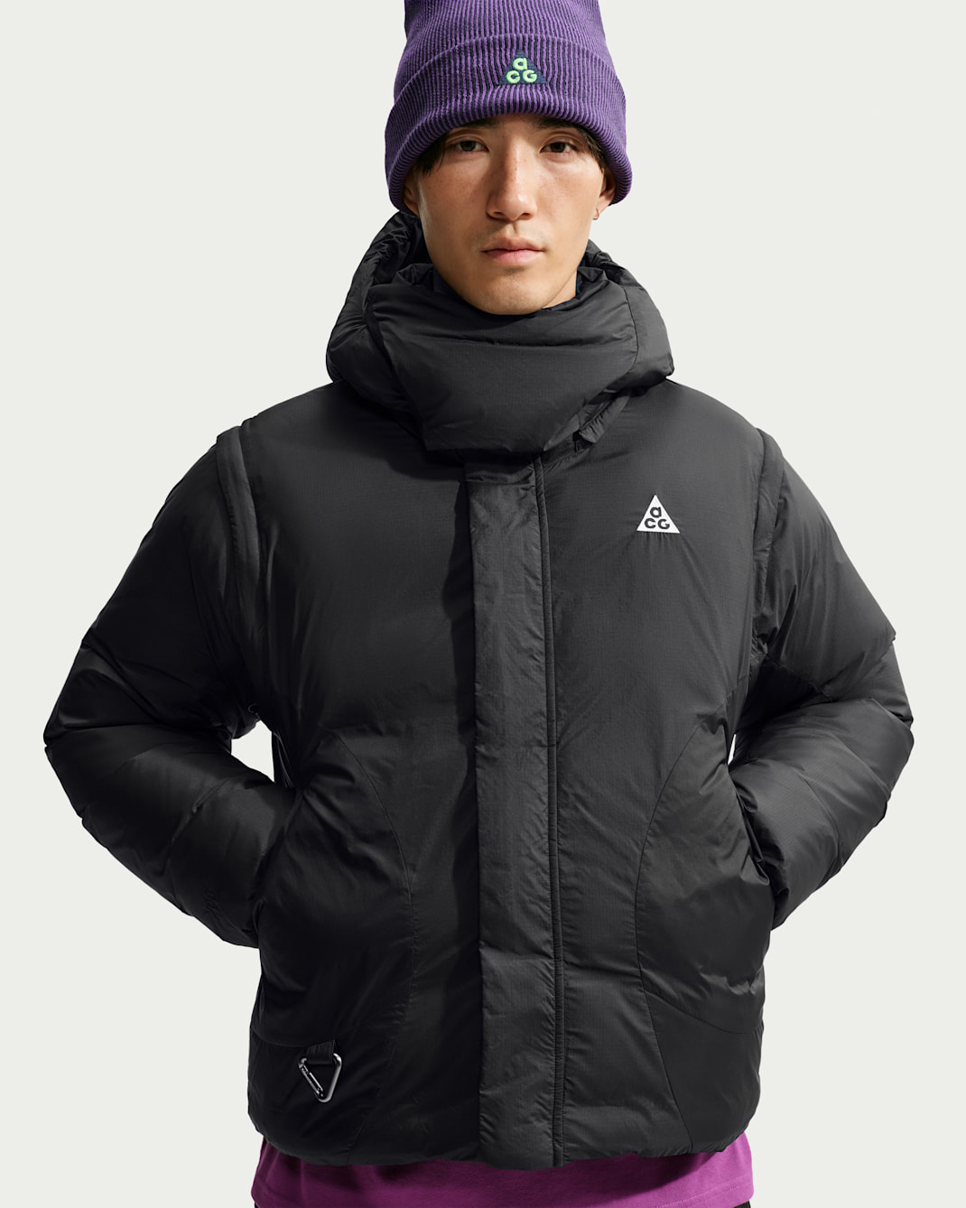 ACG ウィスパリング ピークス Therma-FIT ADV ジャケット - ブラック/ブラック/ブラック/サミットホワイト
