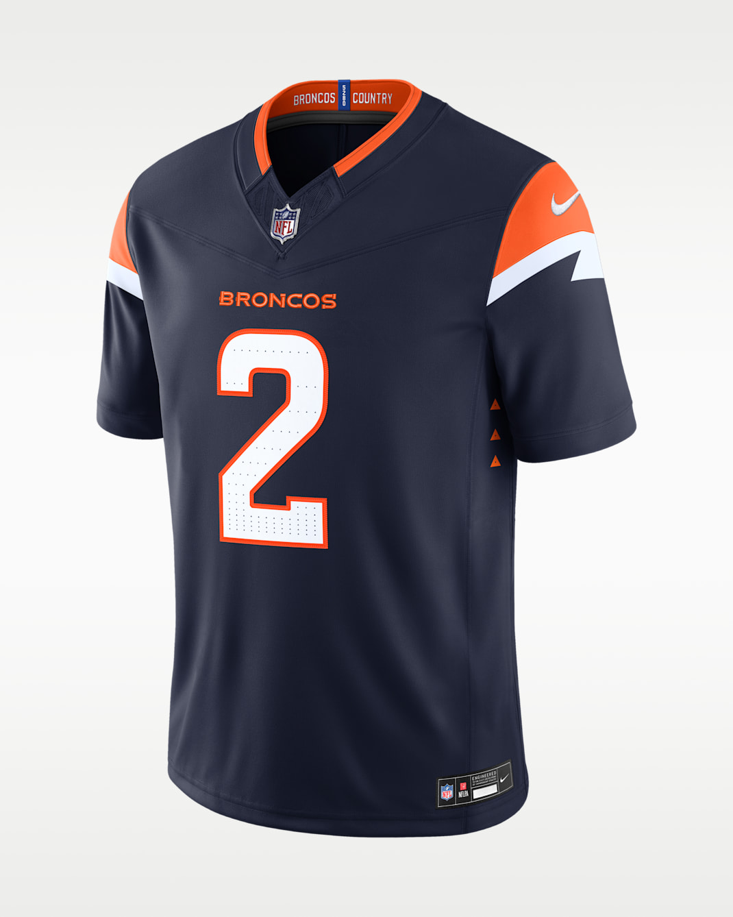 Pat Surtain II Denver Broncos Men's Nike Dri-FIT NFL Limited Jersey - Navy