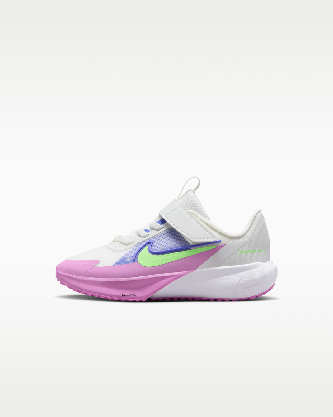 ナイキ ソニック フライ リトルキッズ ランニングシューズ - サミットホワイト/サファイア/ライトマゼンタ/ライムブラスト