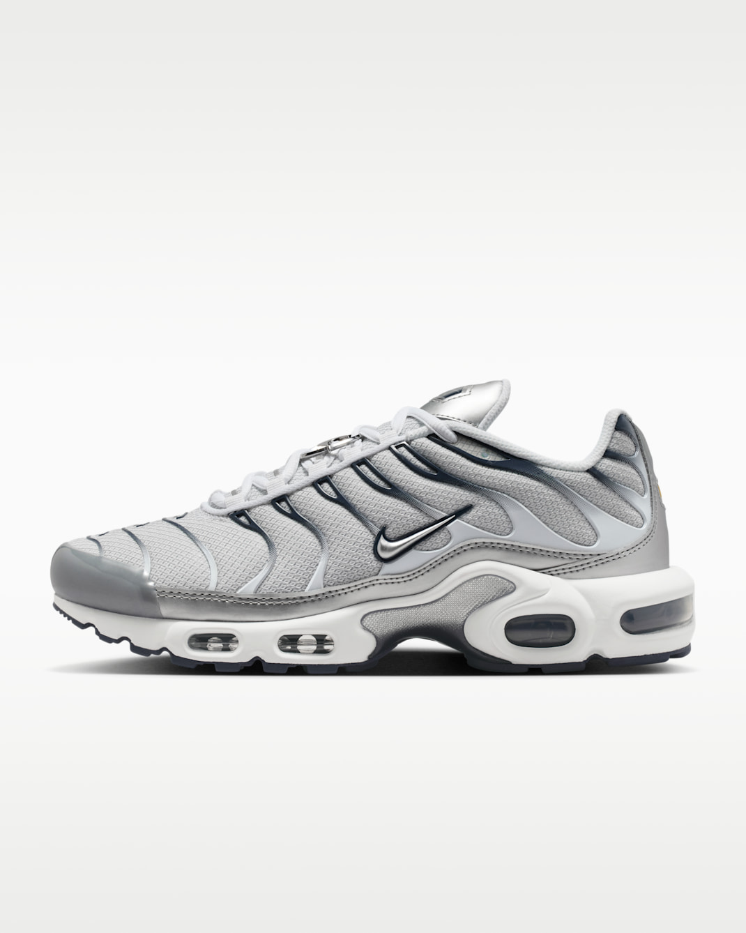 Nike Air Max Plus Women's Shoes - White/Ashen Slate/Midnight Navy/Metallic Silver