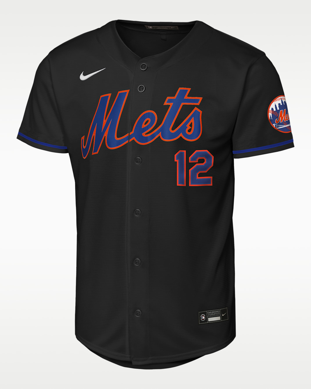 Francisco Lindor New York Mets Big Kid's Nike MLB Stadium Jersey - Blue/Orange/White