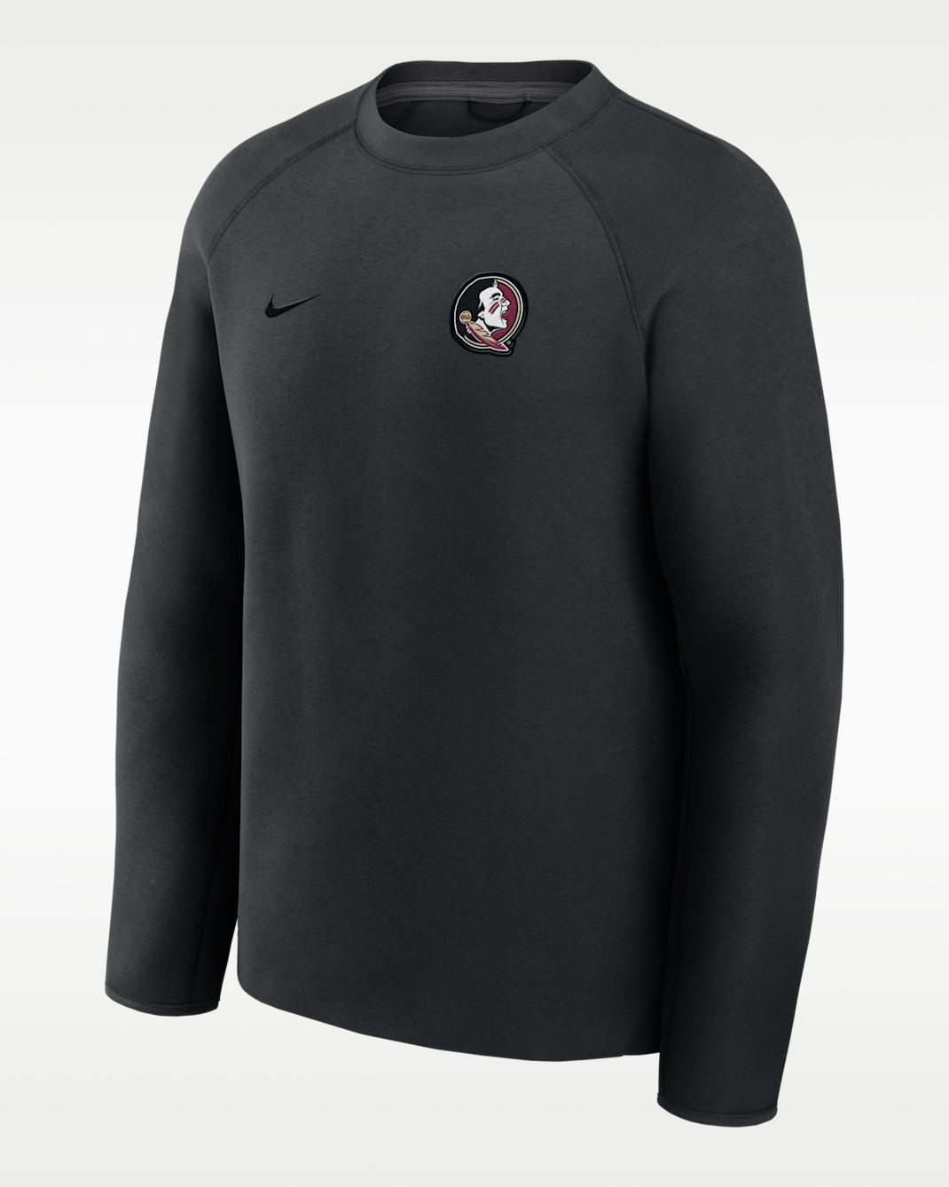Florida State Tech Fleece Men's Nike College Pullover Crew - Black