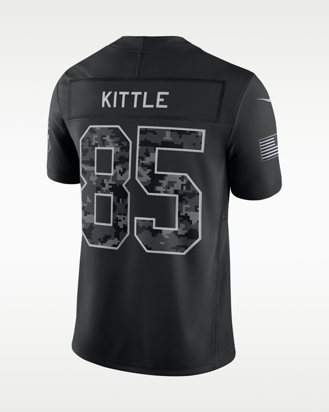 George Kittle San Francisco 49ers Salute to Service Men's Nike Dri-FIT NFL Limited Jersey