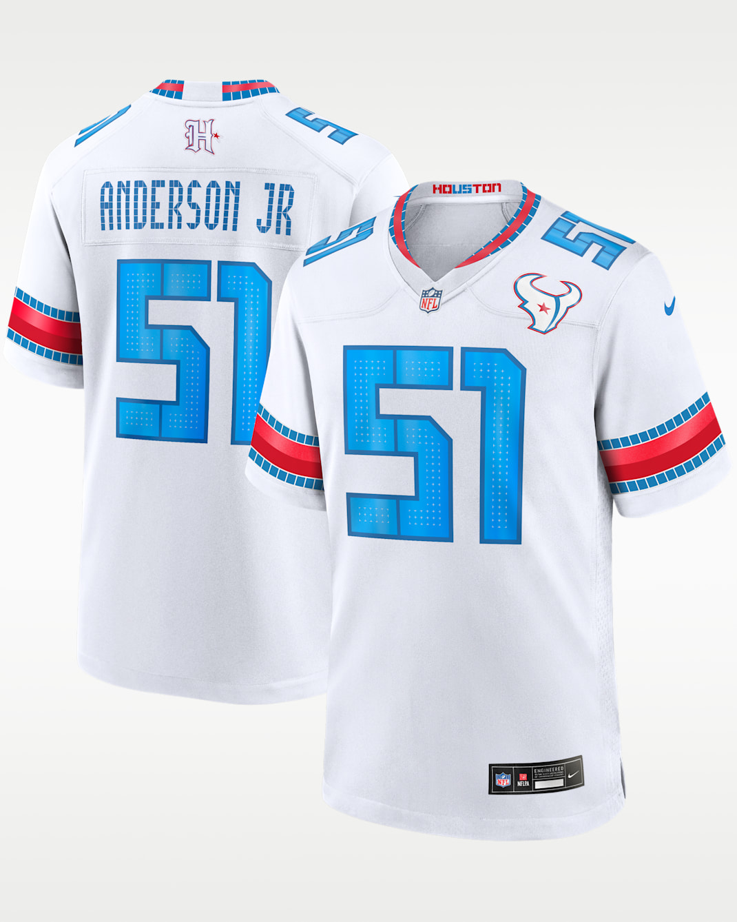 Will Anderson Jr. Houston Texans Rivalries Collection Men's Nike NFL Game Jersey - White