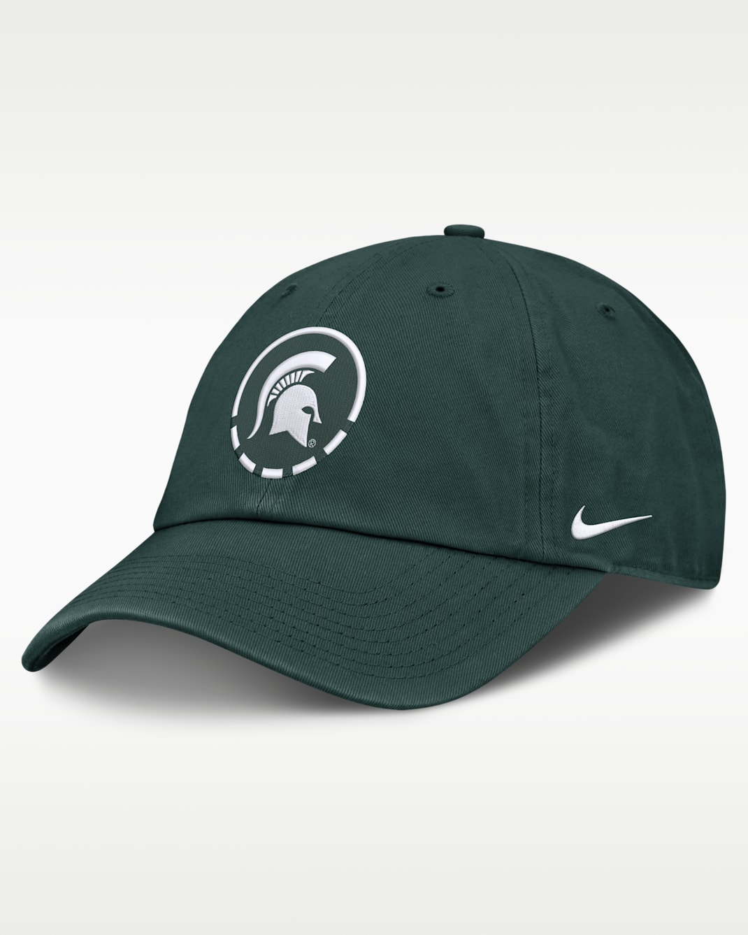 Michigan State Natural Club Men's Nike College Adjustable Hat - Forest Green