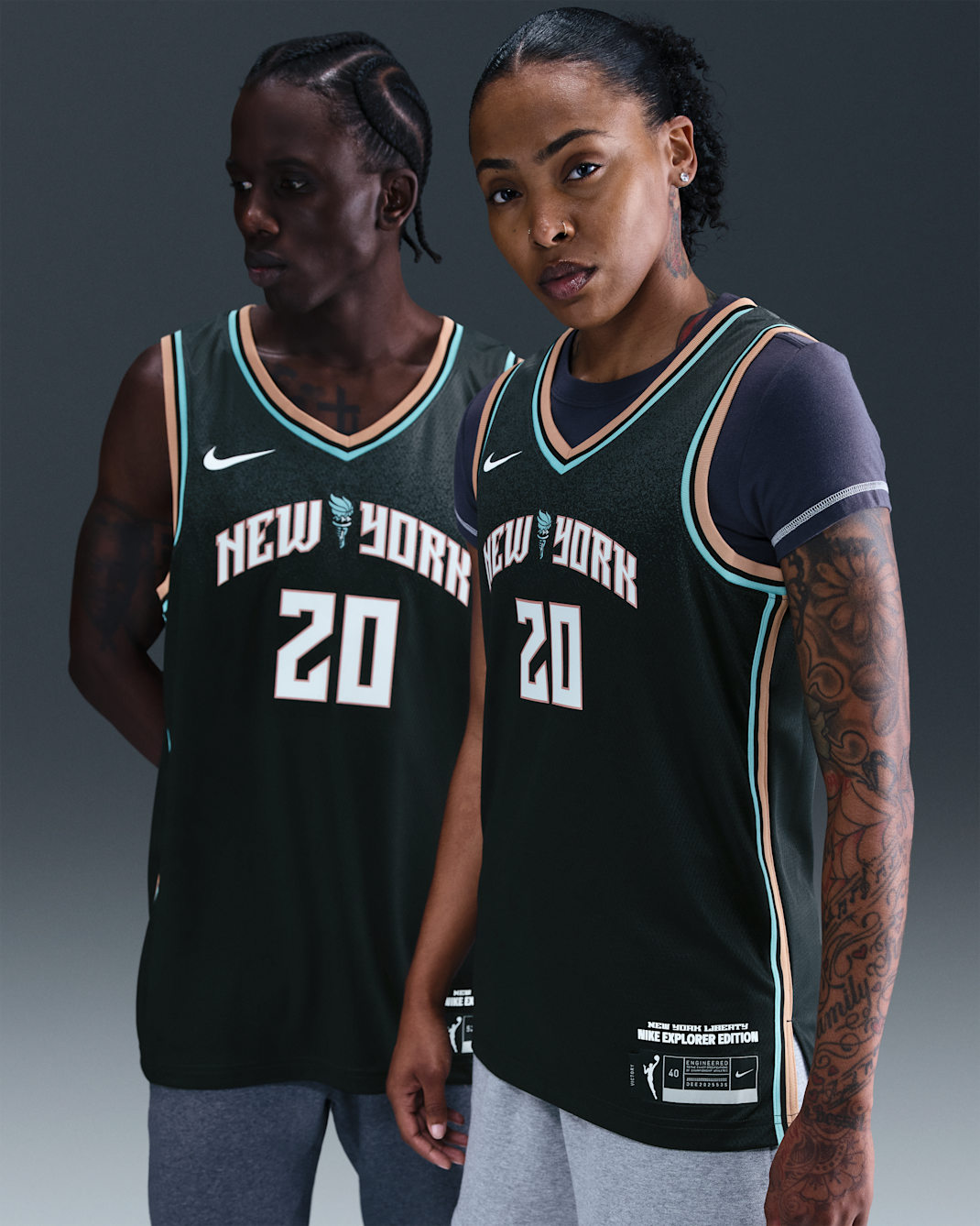 Camiseta Nike Dri-FIT WNBA Victory Sabrina Ionescu Liberty Explorer Edition - Negro