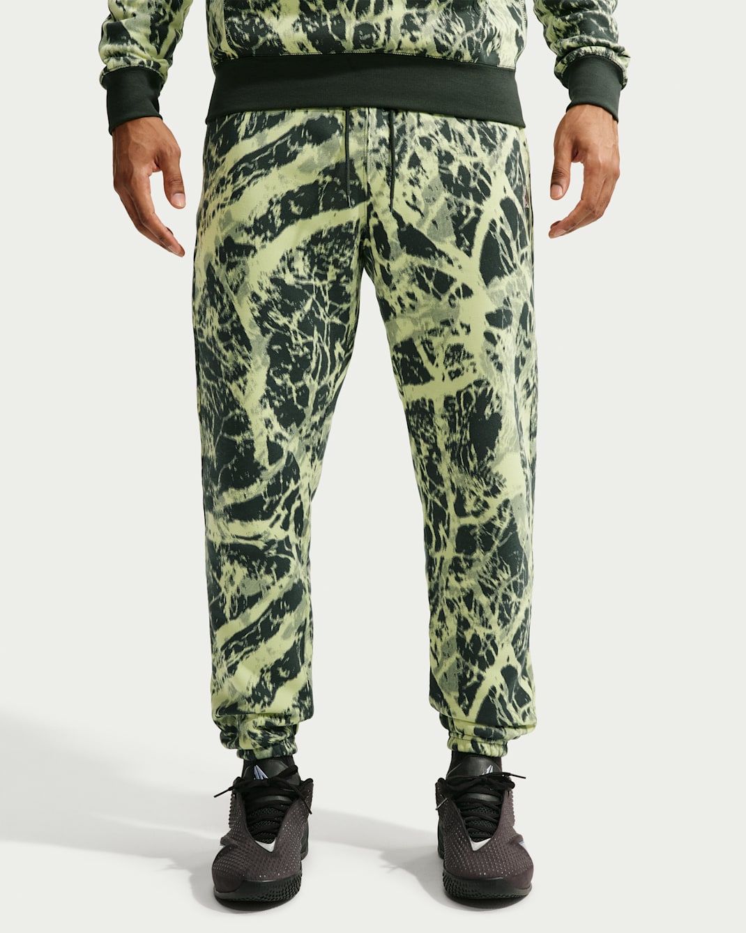 Ja Men's Fleece Cuffed Basketball Pants