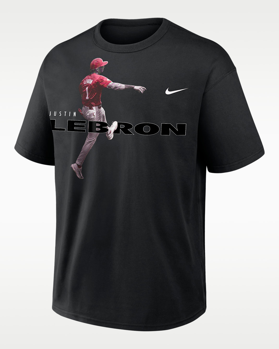 Justin Lebron Alabama Athlete Energy Max90 Men's Nike College T-Shirt - Black