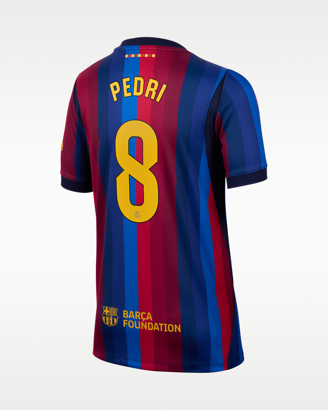 Pedri FC Barcelona 2026/27 Stadium Home Big Kids' Nike Dri-FIT Soccer Jersey - Red