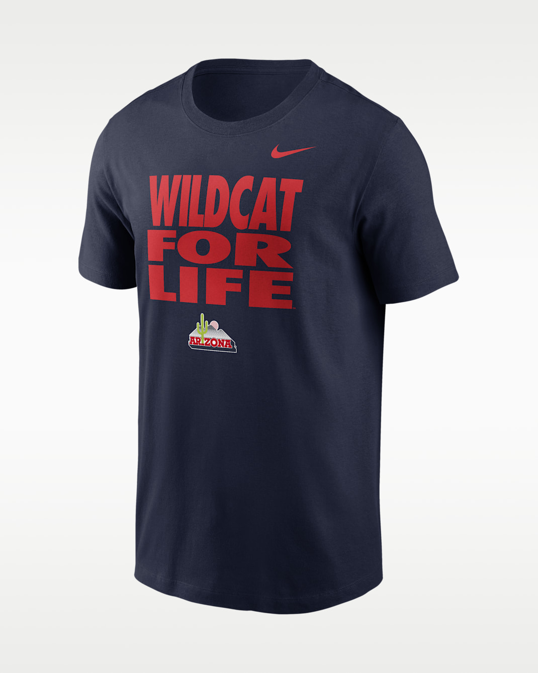 Arizona Sideline Slogan Men's Nike Dri-FIT College Long-Sleeve T-Shirt - College Navy