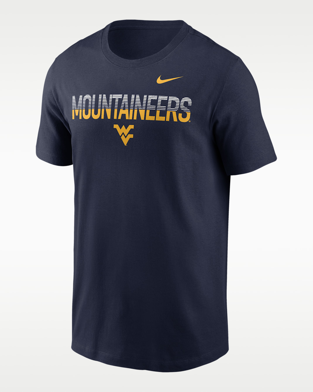 West Virginia Primetime Kinetic Men's Nike College T-Shirt - Navy