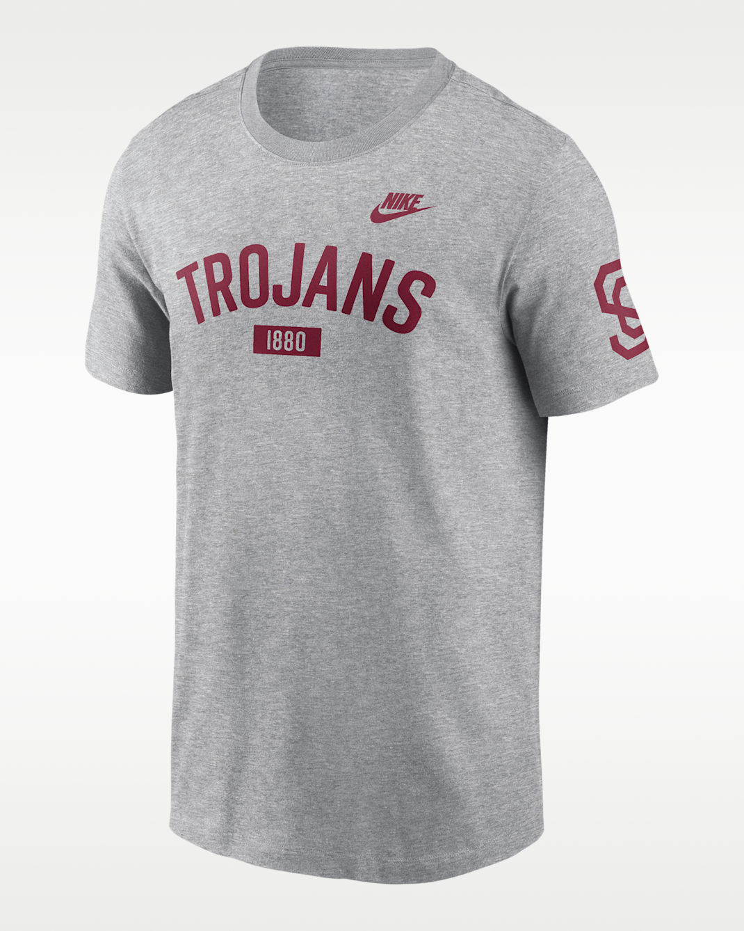 USC Legacy Arch 2-Hit Men's Nike College T-Shirt - Grey