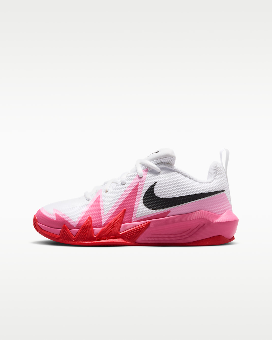 Nike S.T. Dynamite Big Kids' Basketball Shoes - White/Tropical Pink/Pinksicle/Black
