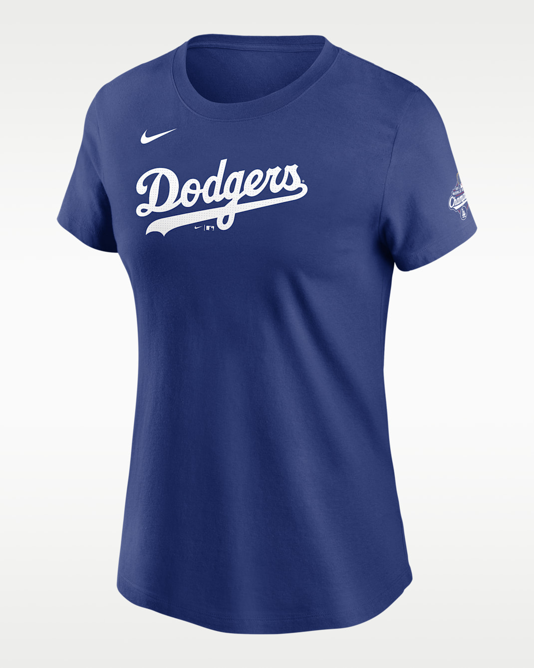 Yoshinobu Yamamoto Los Angeles Dodgers 2025 World Series Champions Women's Nike MLB T-Shirt - Rush Blue