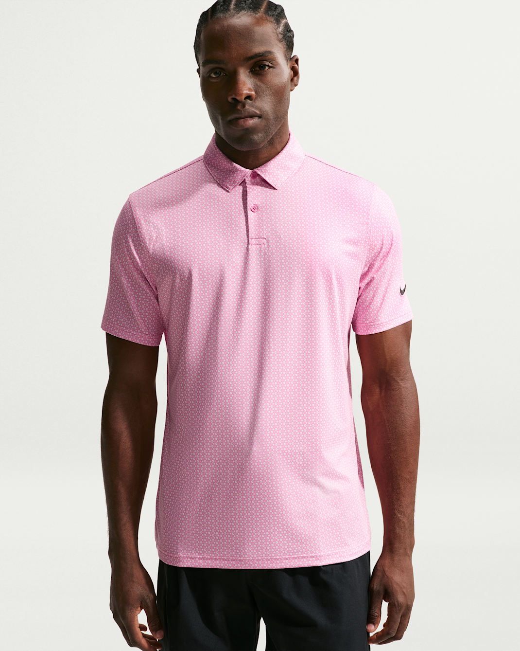 Polo de golf Dri-FIT para hombre Nike Velocity - Peonía/Peonía/Negro