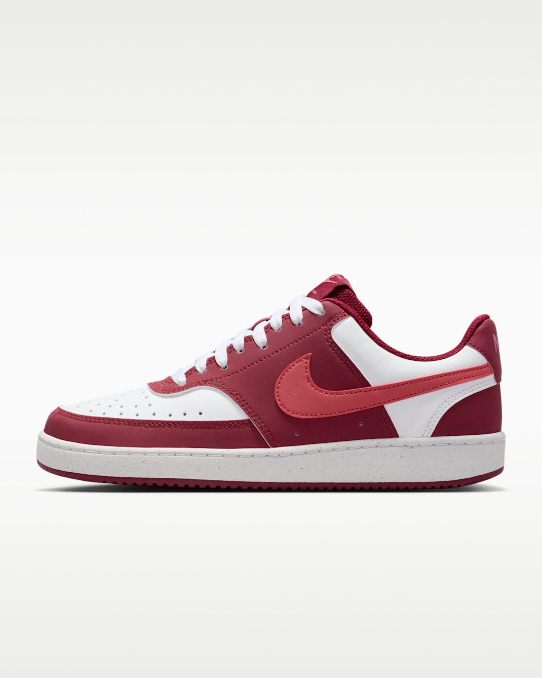 Tenis para mujer Nike Court Vision Low - Rojo team/Blanco/Adobe