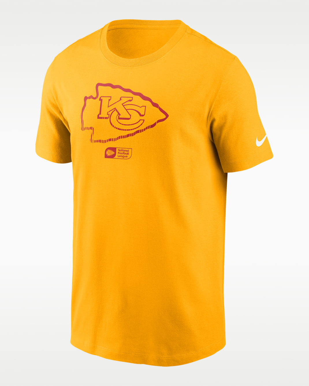 Kansas City Chiefs Faded Essential Men's Nike NFL T-Shirt - Gold