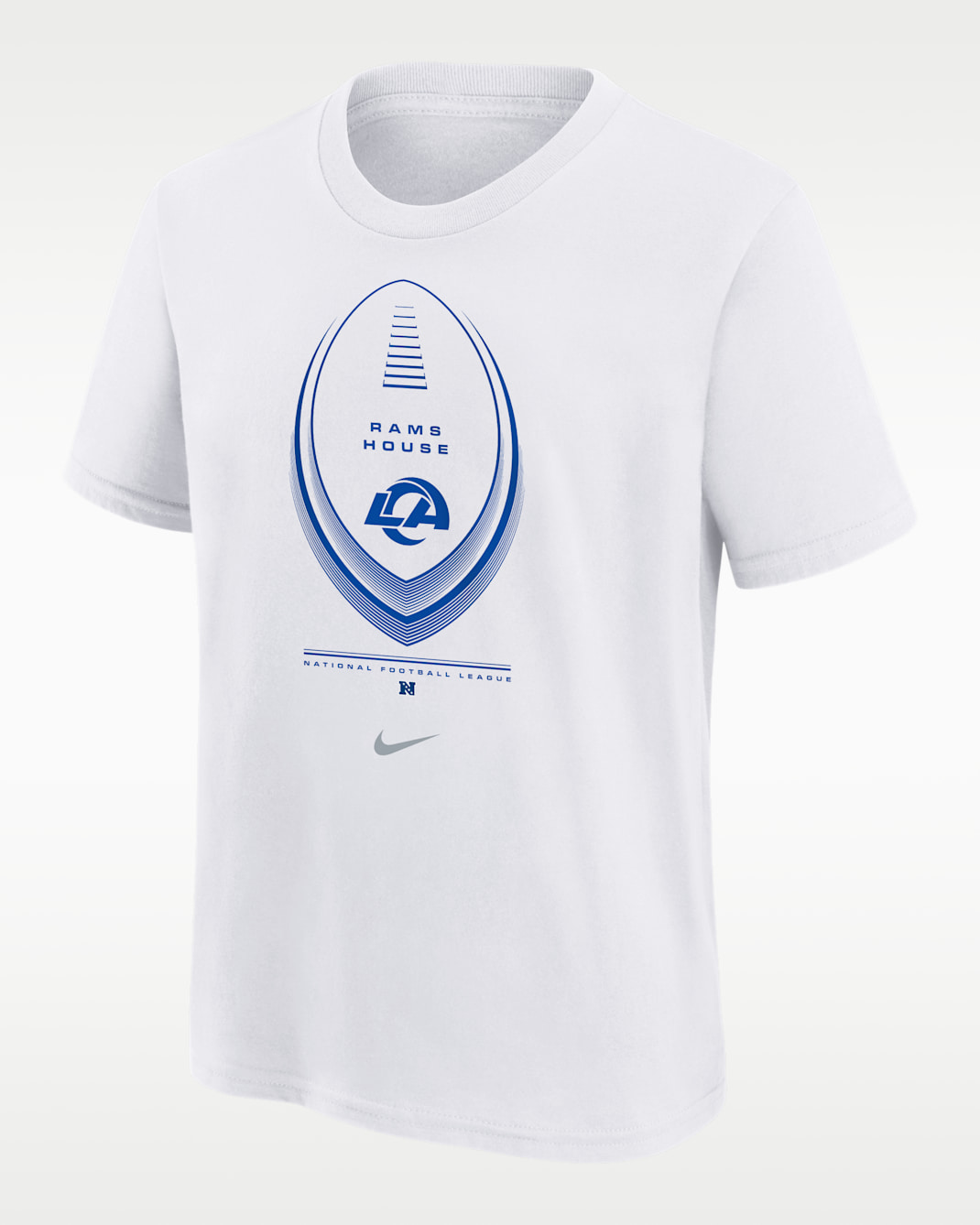 Playera Nike Dri-FIT de la NFL para niños talla grande Los Angeles Rams Icon Legend Edition - Blanco