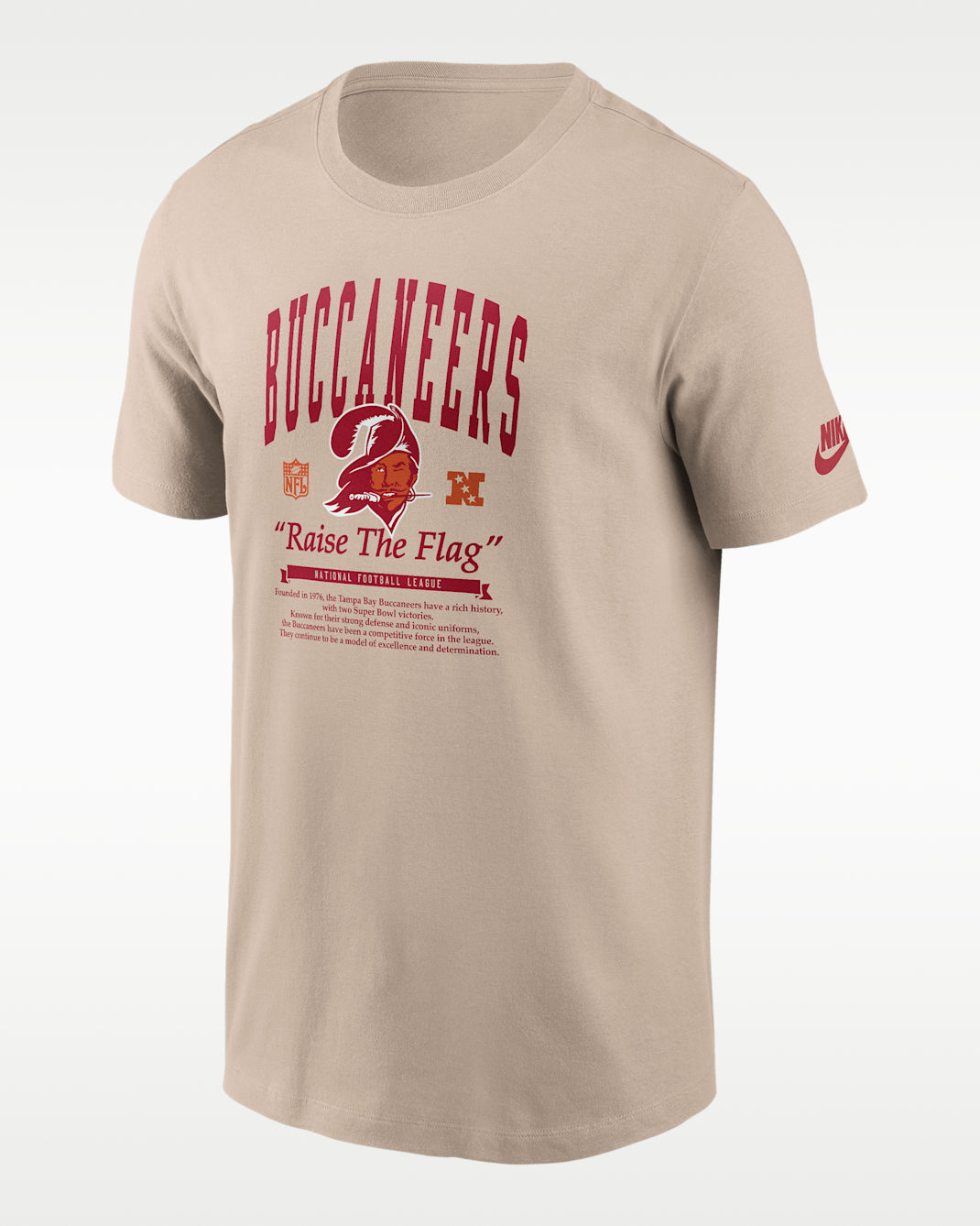 Tampa Bay Buccaneers Rewind Men's Nike NFL T-Shirt - Sand