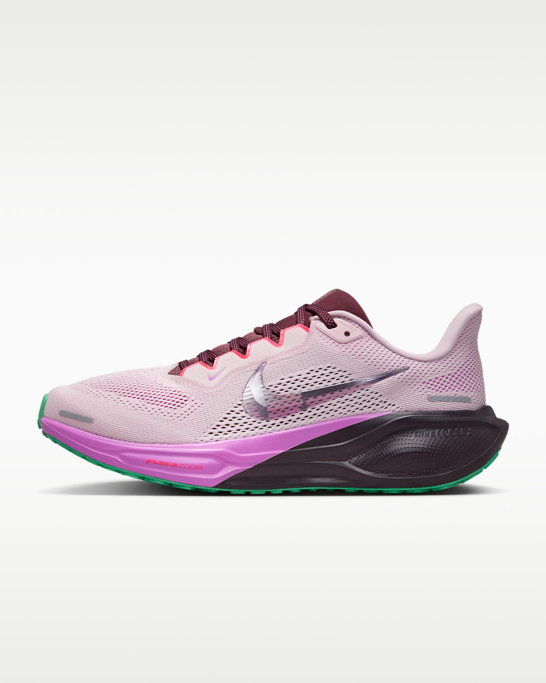 Nike Pegasus 41 "Faith Kipyegon" Women's Road Running Shoes - Plum Chalk/Burgundy Crush/Flash Crimson/Fuchsia Dream