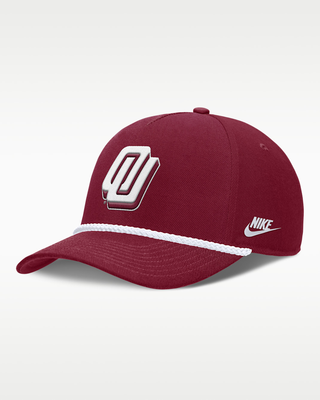 Oklahoma Legacy Basketball Rope Rise Men's Nike College Adjustable Hat - Team Crimson
