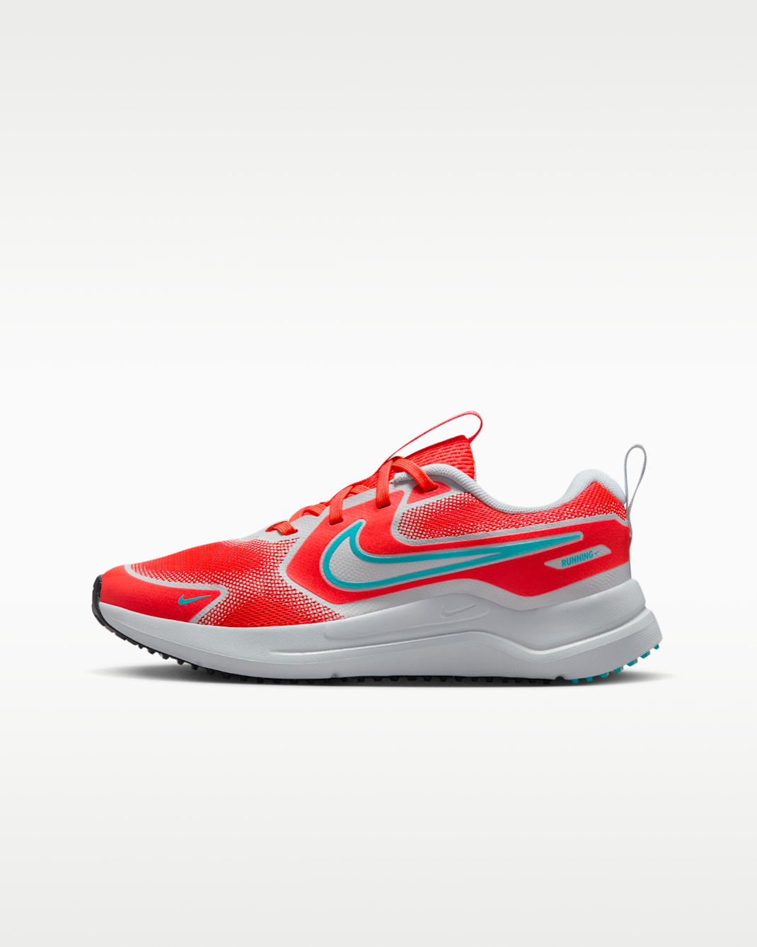 Nike Cosmic Runner Older Kids' Road Running Shoes - Bright Crimson/Pure Platinum/Black/Dusty Cactus