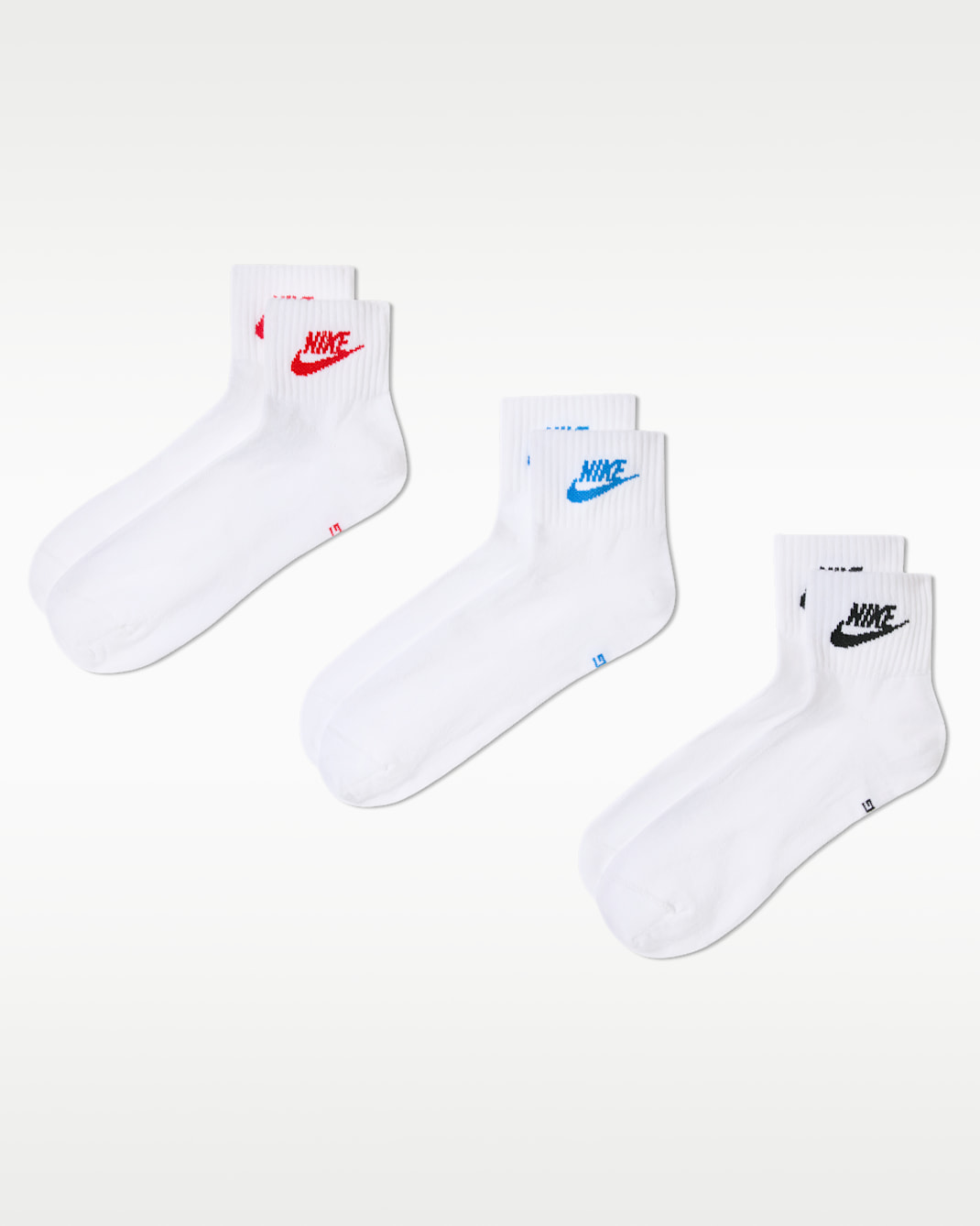 Nike Everyday Essential Ankle Socks (3 Pairs) - Multi-Colour