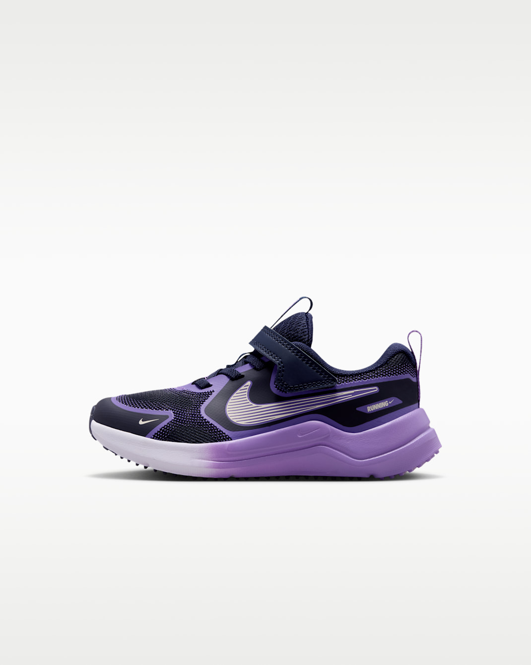 Nike Cosmic Runner Little Kids' Shoes - Blackened Blue/Bright Violet/Coconut Milk