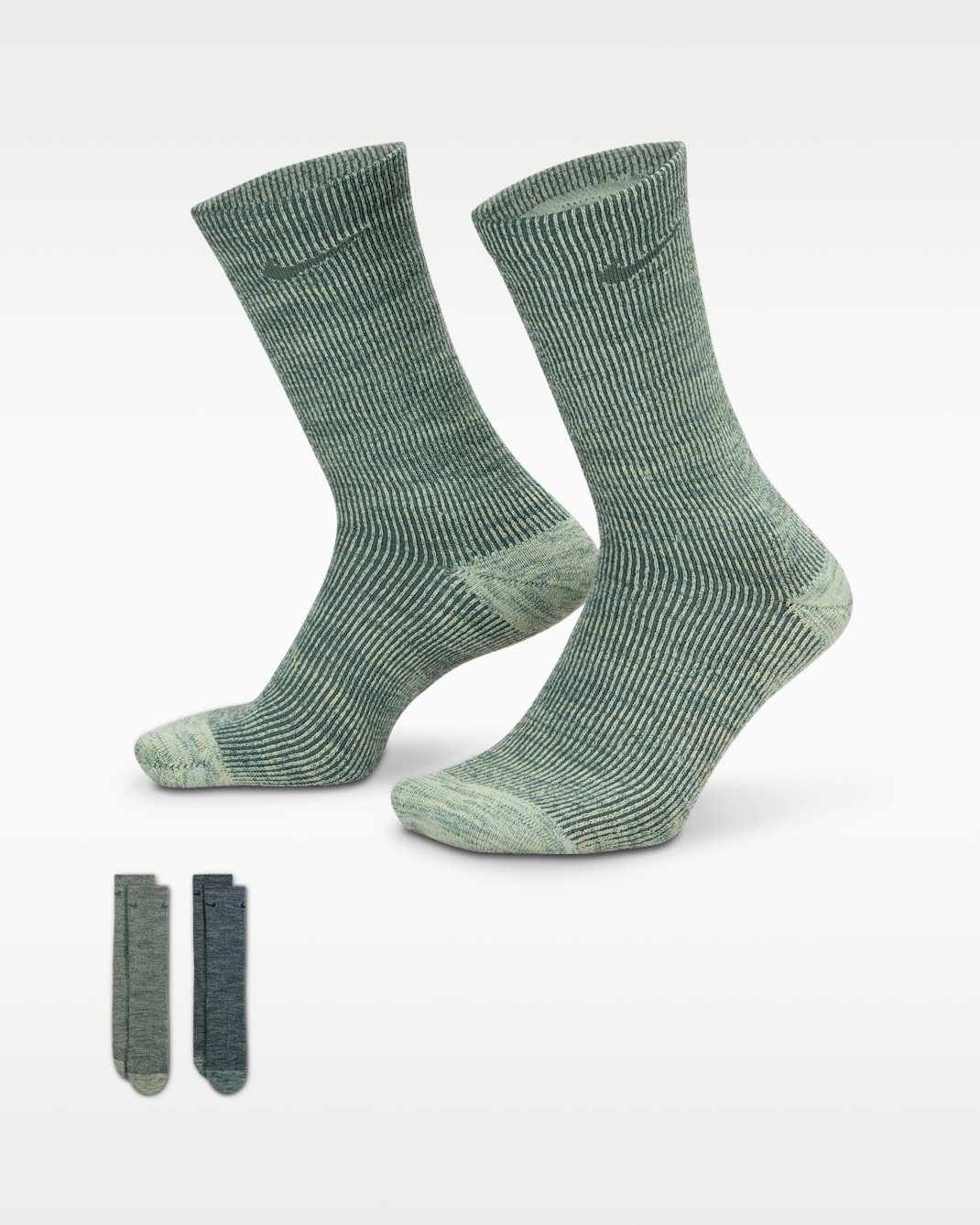 Nike Everyday Cushioned Crew-Socken (2 Paar) - Multi-Color