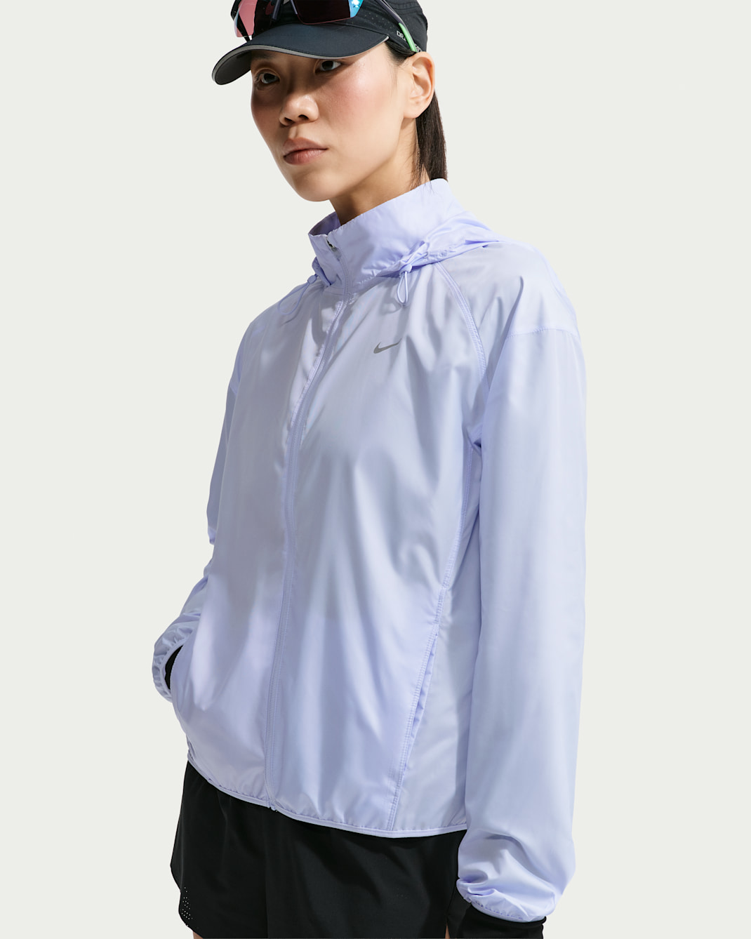 Veste de running déperlante Nike Tempo pour femme - Palest Purple
