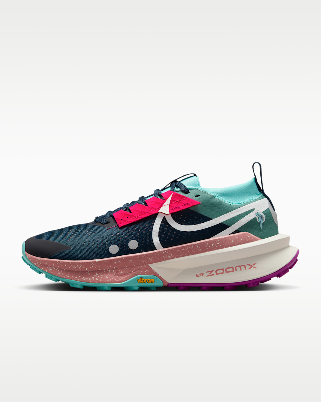 รองเท้าวิ่งเทรลผู้ชาย Nike Zegama 2 - Armory Navy/Green Frost/Vivid Grape/Sail