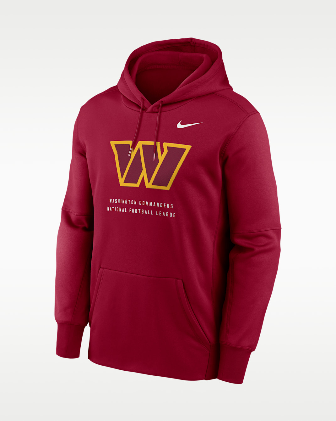 Washington Commanders Men's Nike Therma NFL Pullover Hoodie - Red