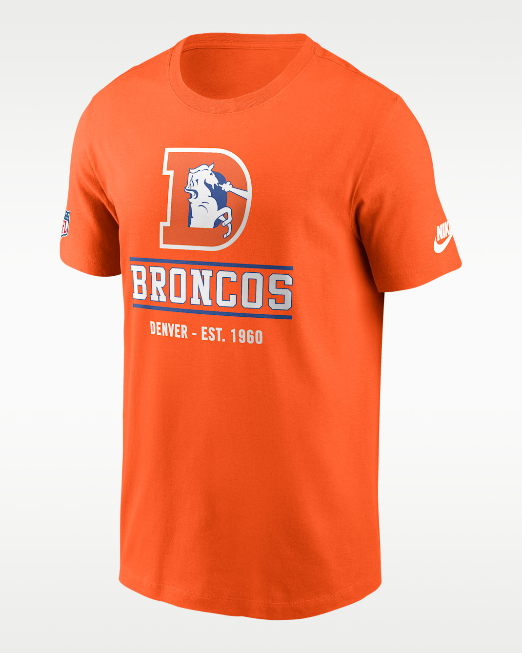 Denver Broncos Essential Men's Nike Dri-FIT NFL Long-Sleeve T-Shirt - Orange