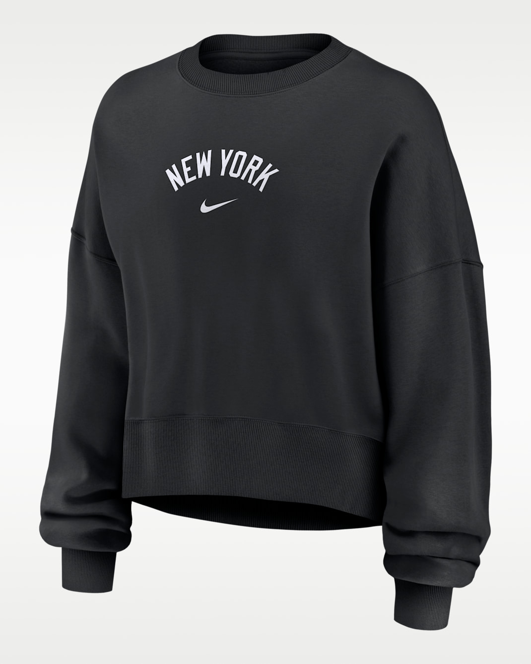 New York Yankees Women's Nike MLB Pullover Crew - Black