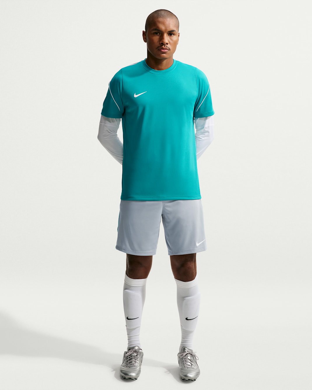 Nike Strike Men's Dri-FIT Soccer Shorts - Wolf Grey/Energy/White/White