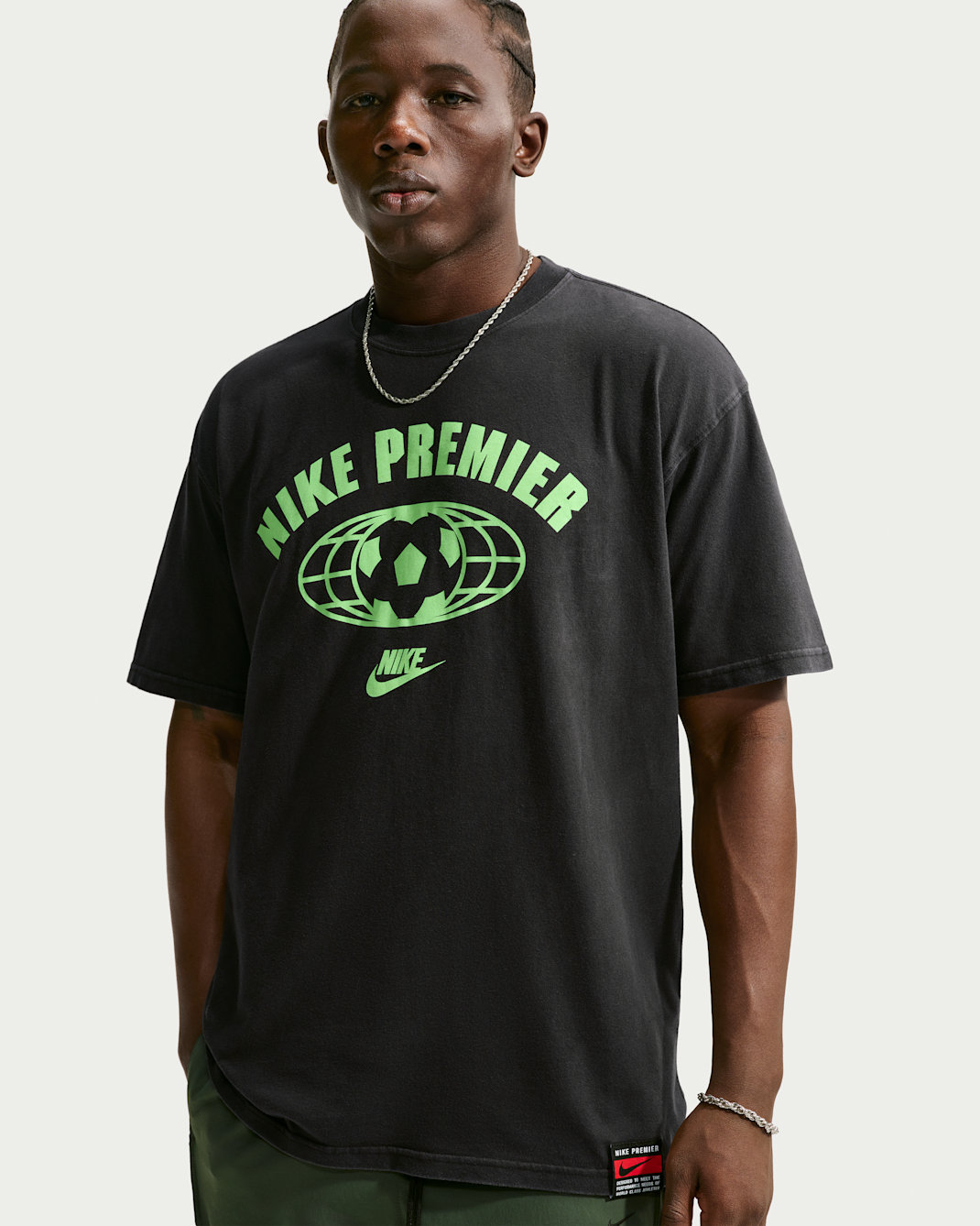 Nike Premier Men's Football T-Shirt - Black