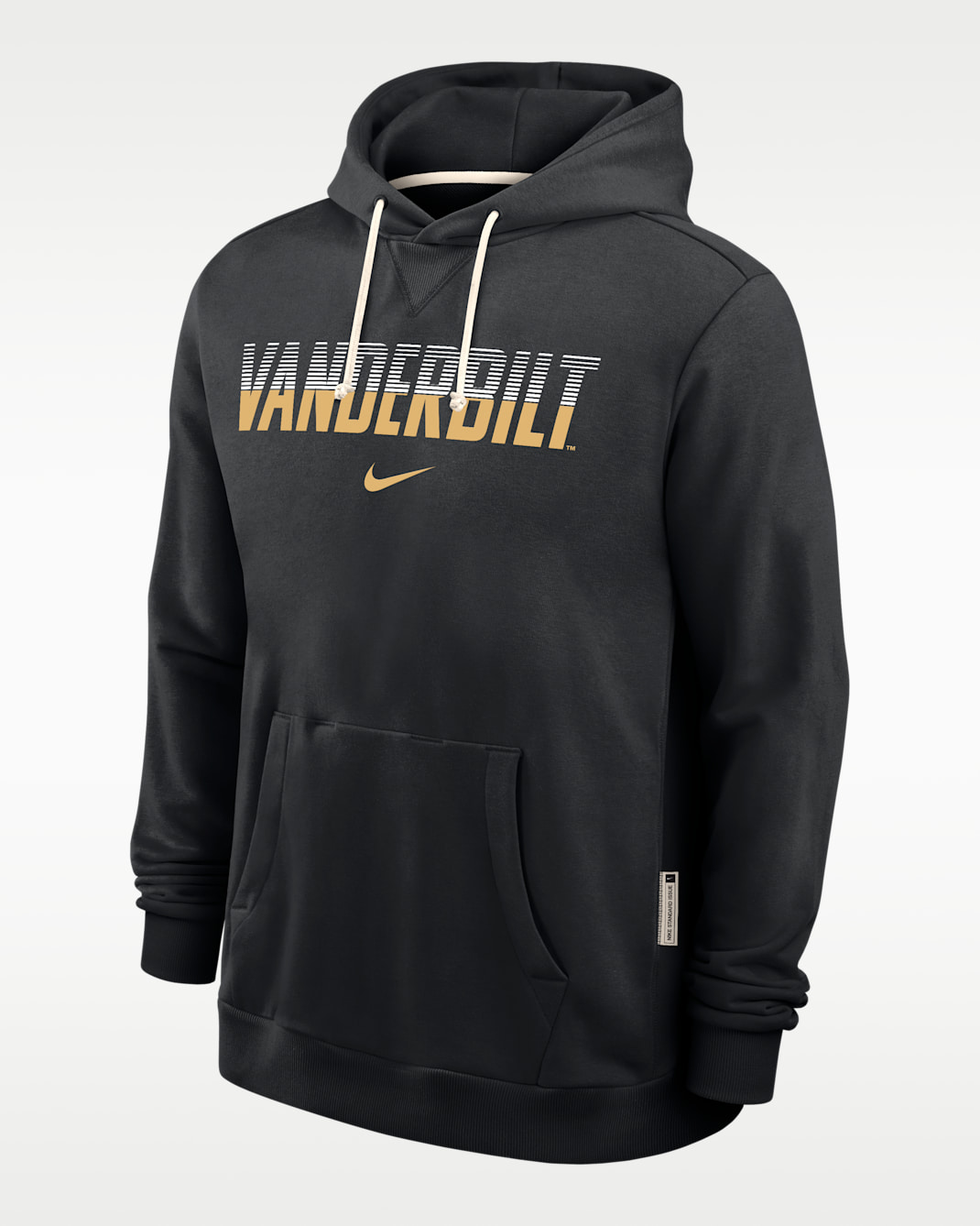 Vanderbilt Sideline Men's Nike Dri-FIT Pullover Hoodie - Black