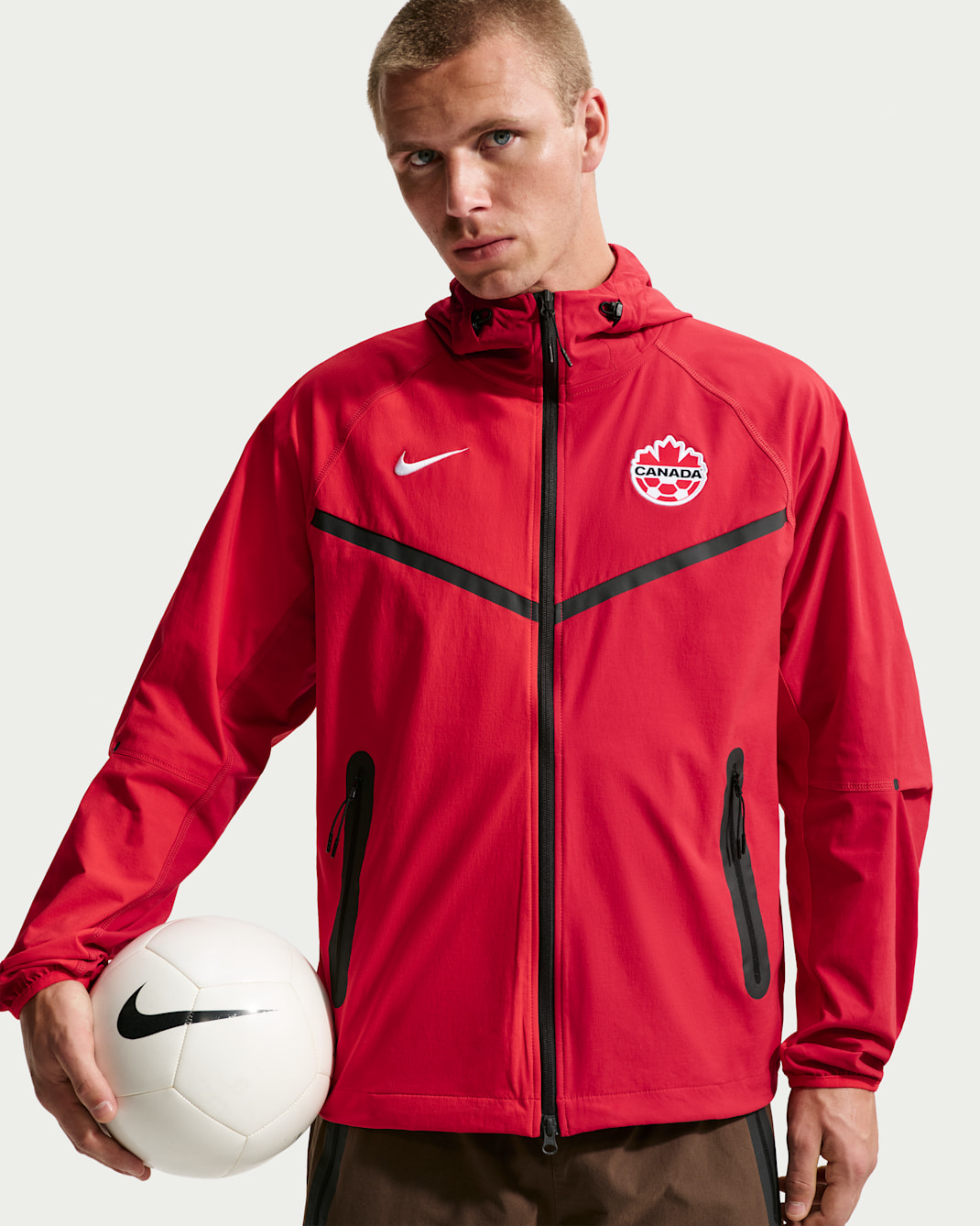 Canada Men's Nike Full-Zip Woven Jacket - University Red