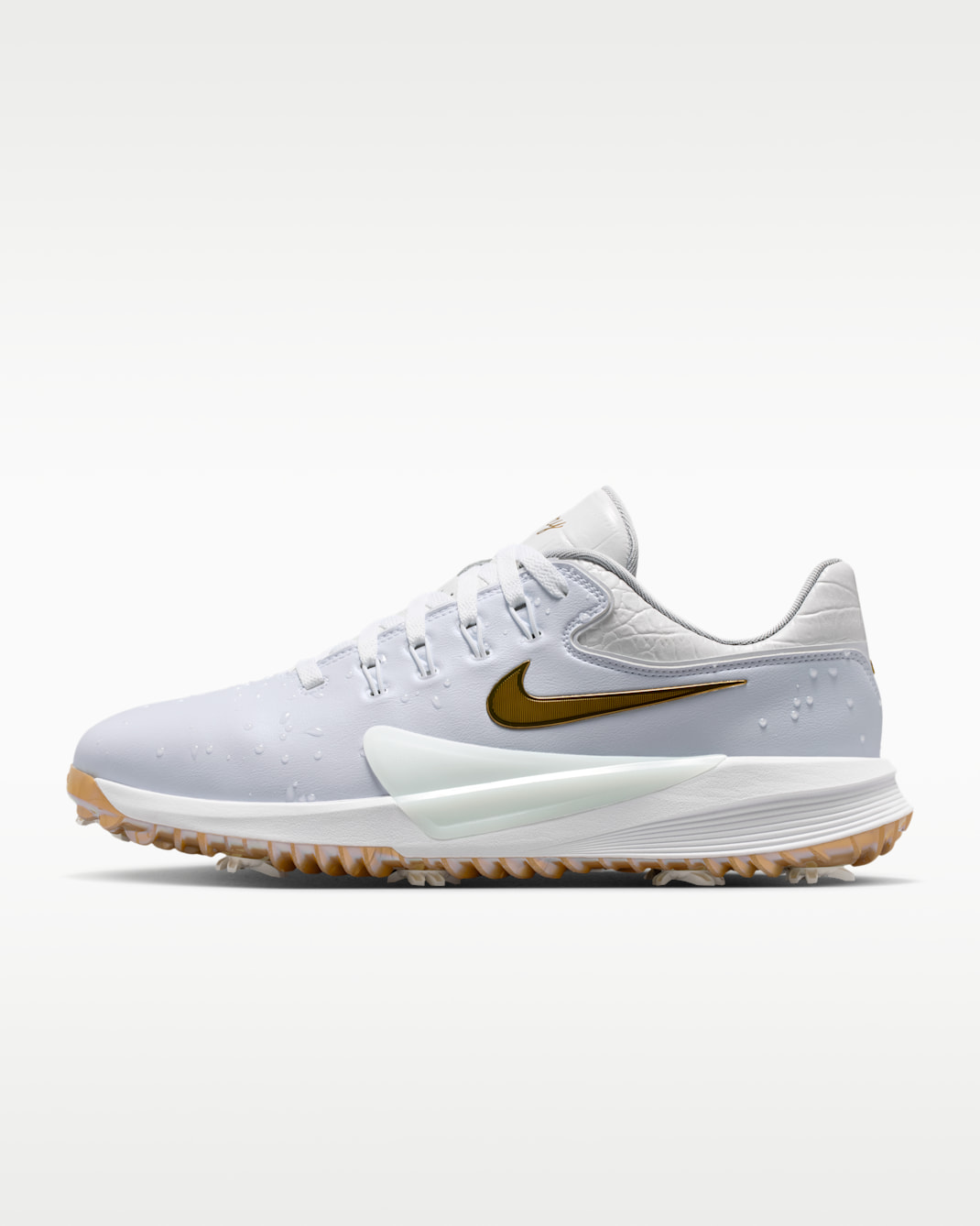 ナイキ ビクトリー プロ 4 ゴルフシューズ - ホワイト/メタリックゴールド