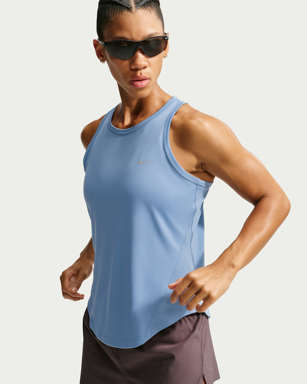 Nike Tempo Women's Dri-FIT Running Tank Top - Work Blue