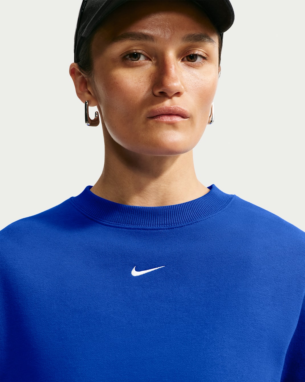 Nike Studio Fleece Medium Weight Women's Oversized Cropped Crew