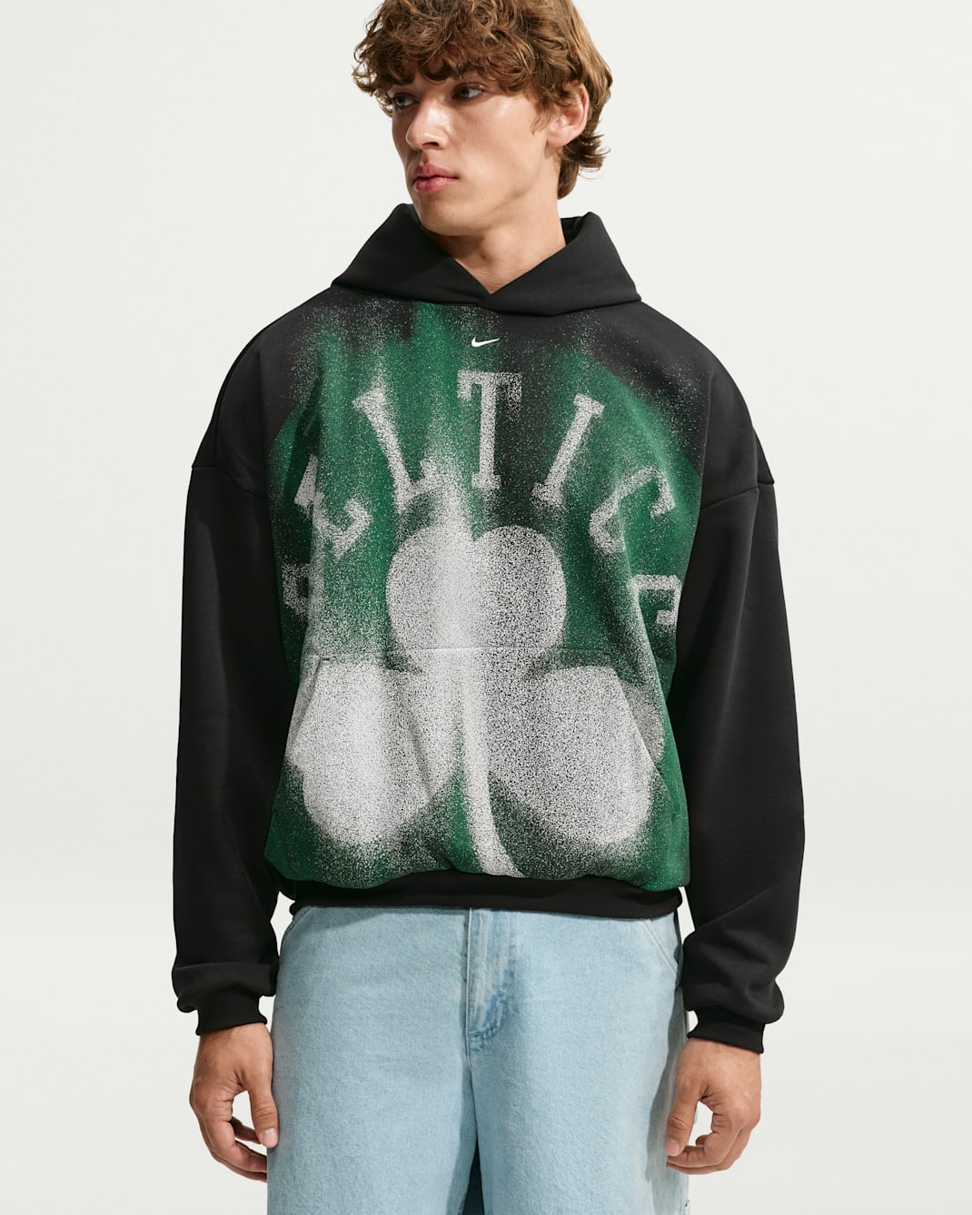Boston Celtics Standard Issue Men's Fleece Basketball Hoodie
