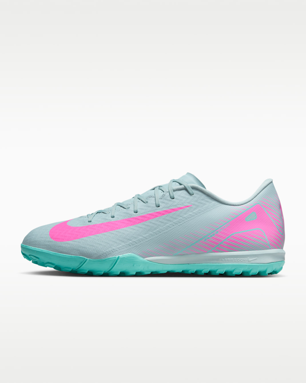 Nike Mercurial Vapor 16 Academy Turf Low-Top Football Shoes - Ocean Cube/Pink Blast