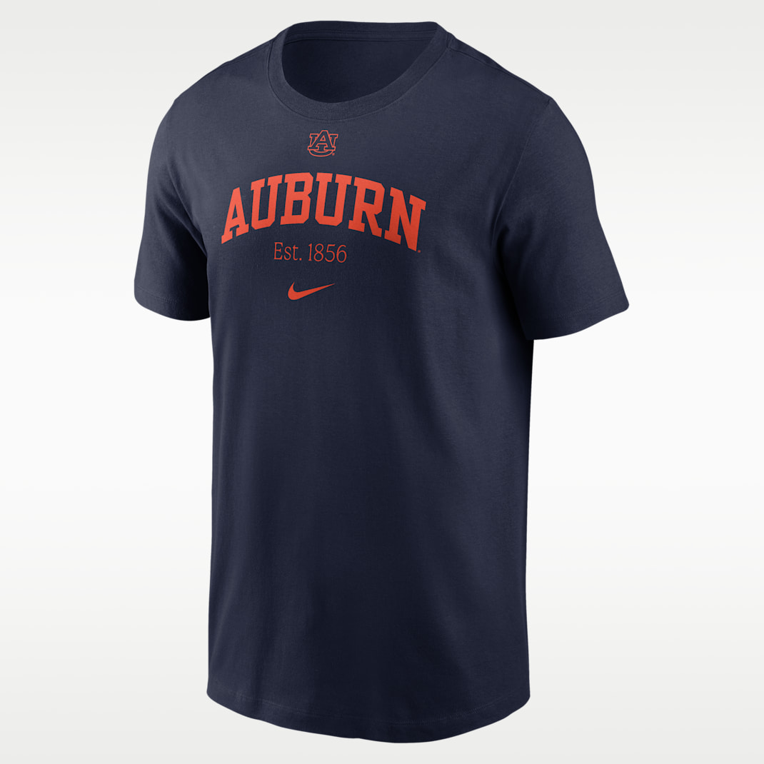 Auburn Academic Arch Men's Nike College T-Shirt - College Navy