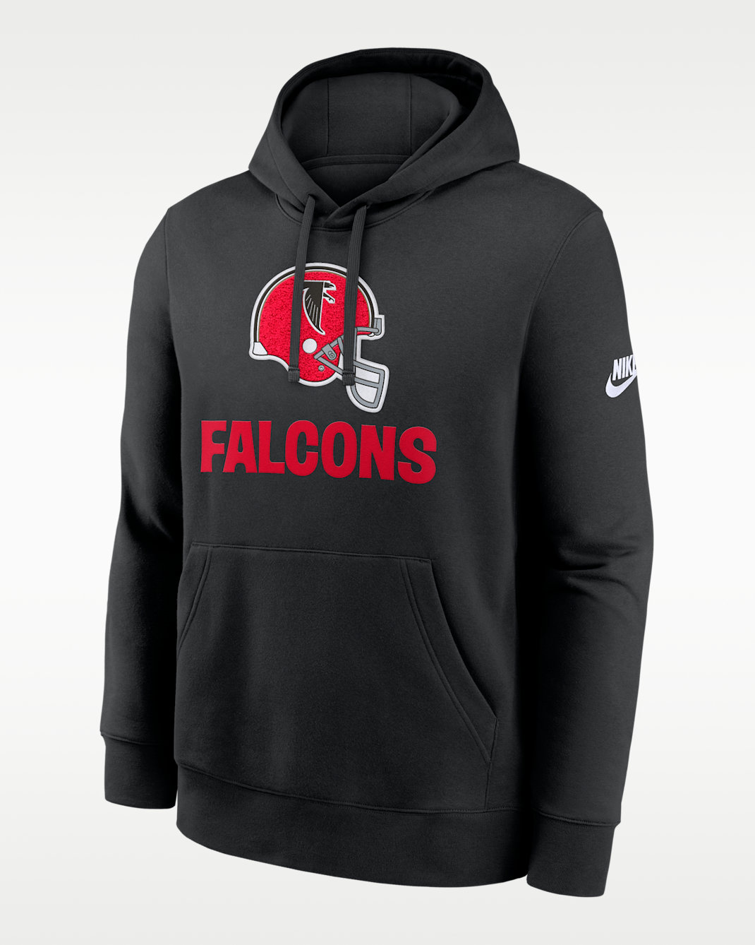Sudadera con gorro sin cierre Nike de la NFL para hombre Atlanta Falcons Best Season Rewind Club - Negro