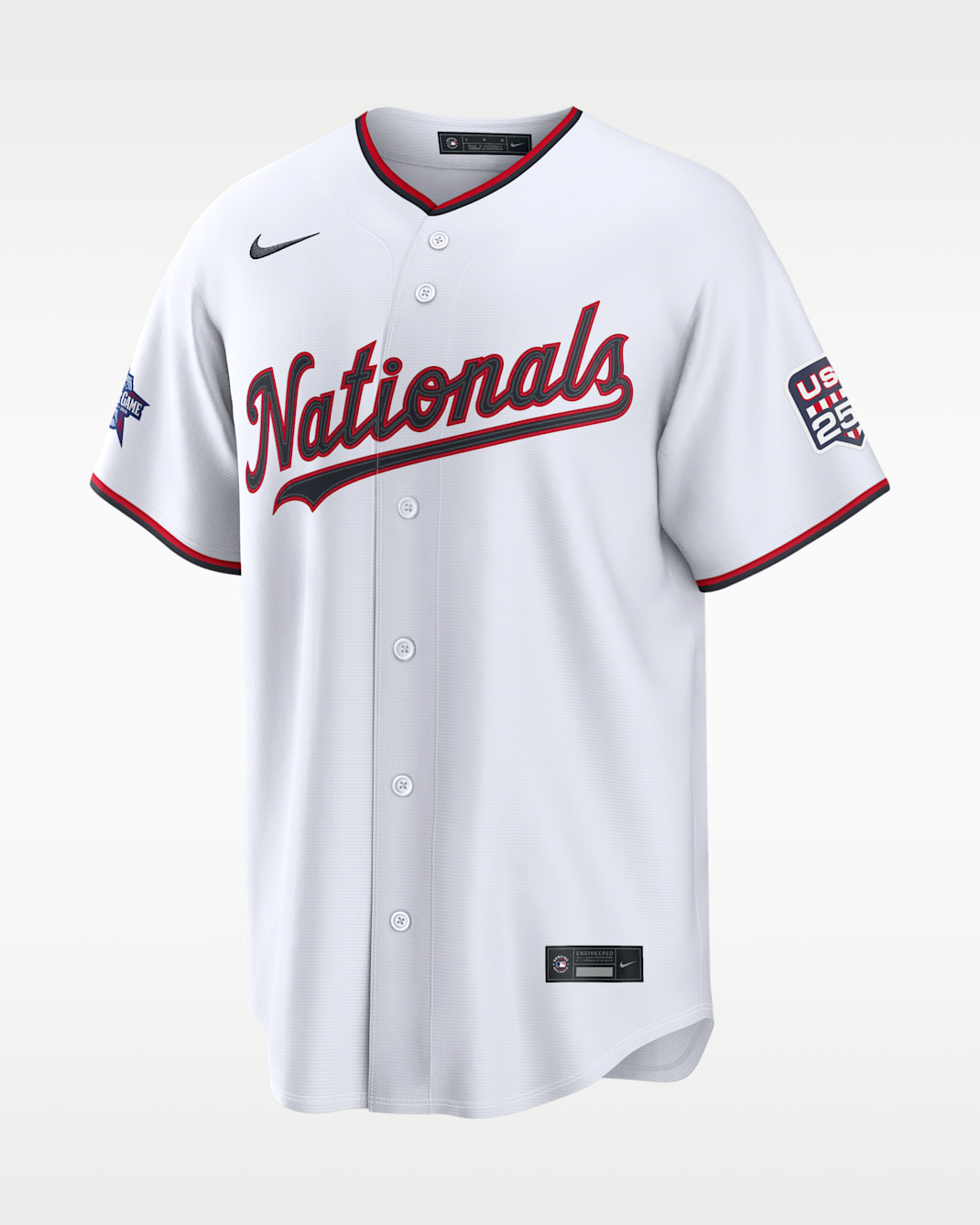 James Wood Washington Nationals 2026 All-Star Game Men's Nike MLB Stadium Jersey - White