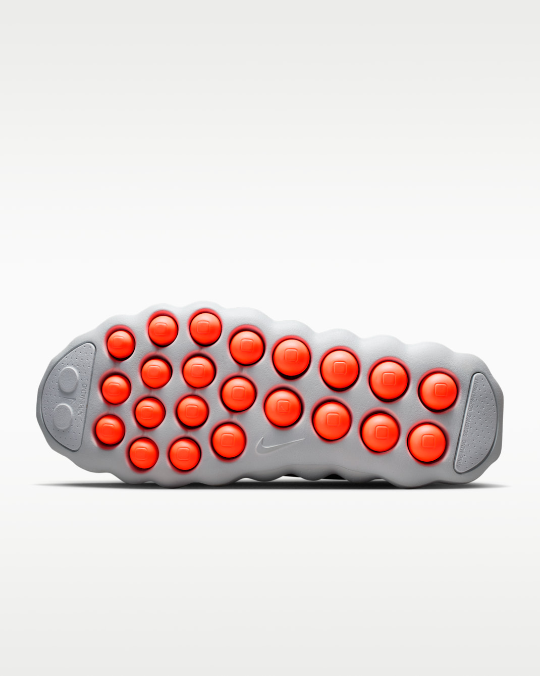 Nike Mind 002 heel and midsole view showing moulded foam and heel structure