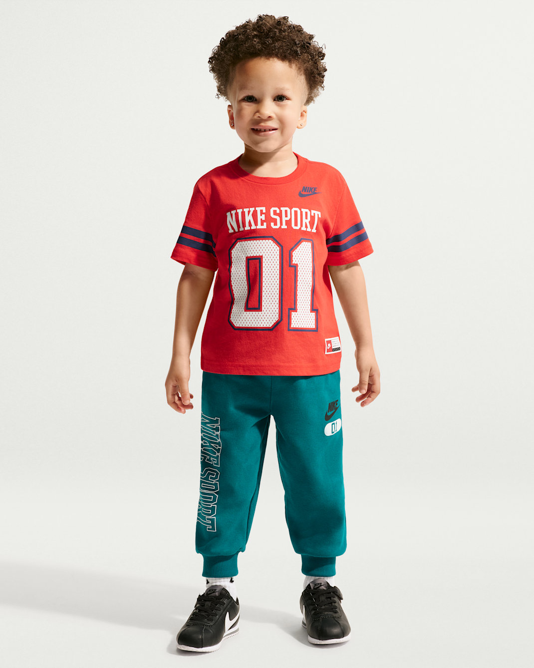 Pants de tejido Fleece Multisport infantil Nike Sportswear - Abeto brillante